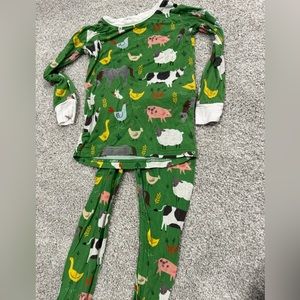 Two piece toddler pajamas